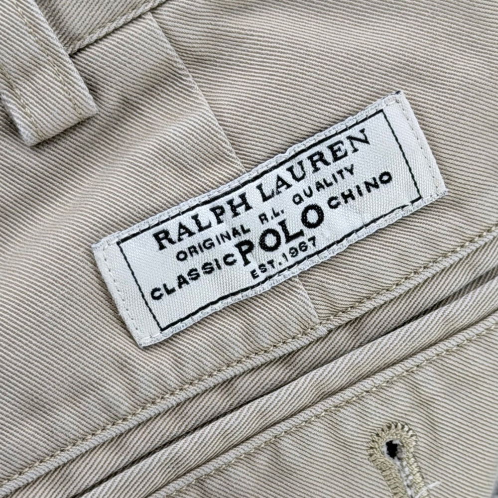 Polo Ralph Lauren Prospect Pant Mens 36x30 Khaki Tan Cotton Chino Straight Leg